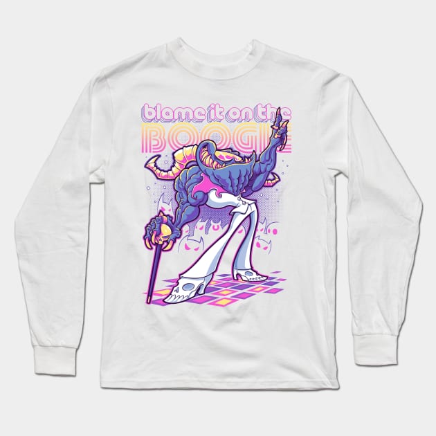 Blame it on the Boogie Long Sleeve T-Shirt by JEHSEE